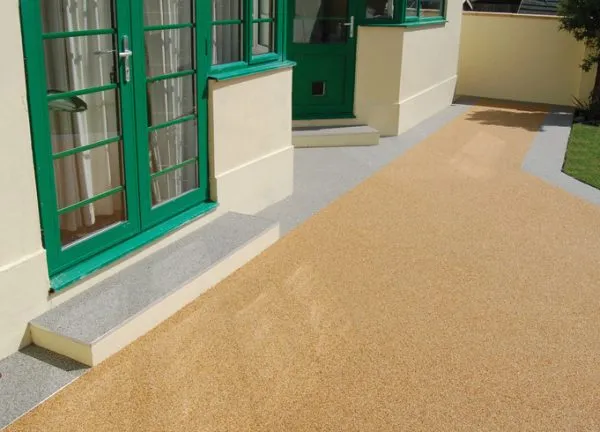 Clearstone restored resin paths for Art Deco home
