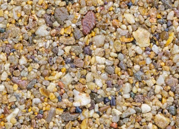 Clearstone resin bound paving in colour Flaxen pea