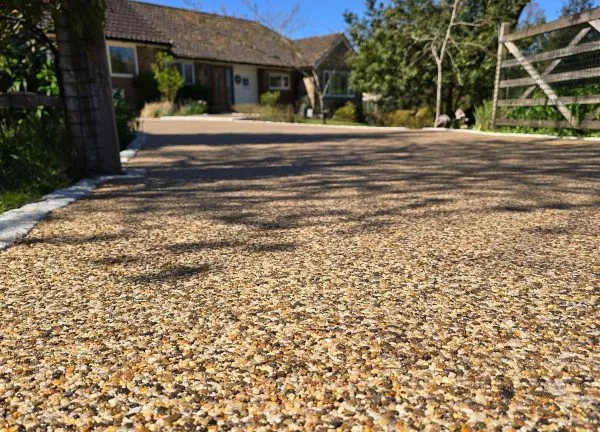 Resin bound driveway