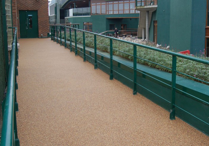 Wimbledon resin pavement