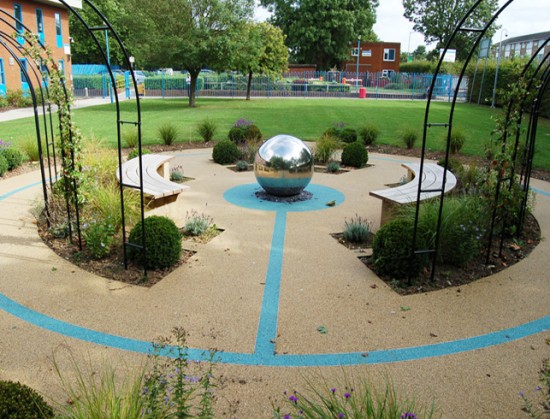 Circle-of-Life Memorial-Garden-for-Cranford-Community-College-in-Hounslow