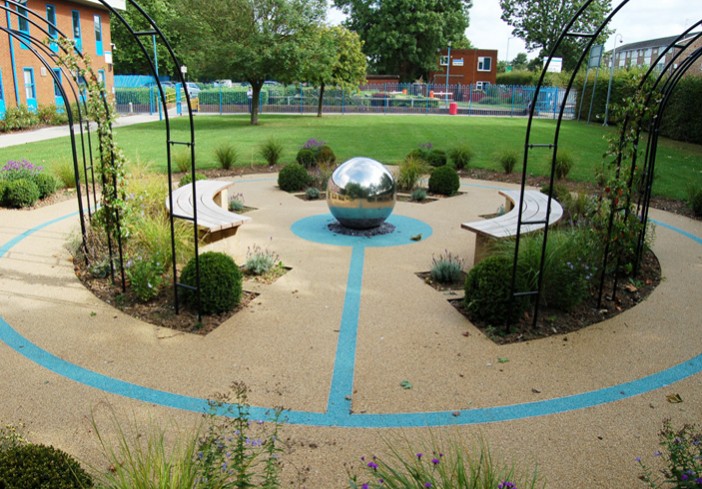 Circle-of-Life Memorial-Garden-for-Cranford-Community-College-in-Hounslow