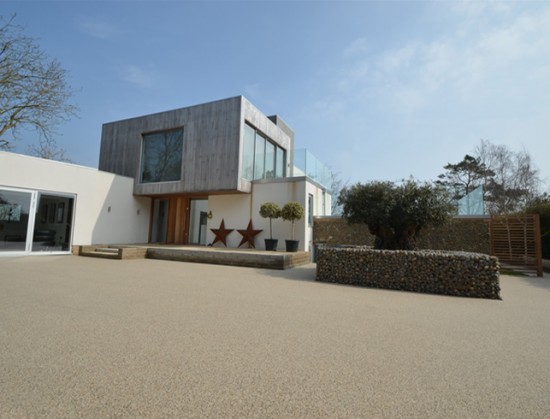 Clearstone resin bound paths for Frosts Landscape garden design for the Saltmarsh house, Norfolk