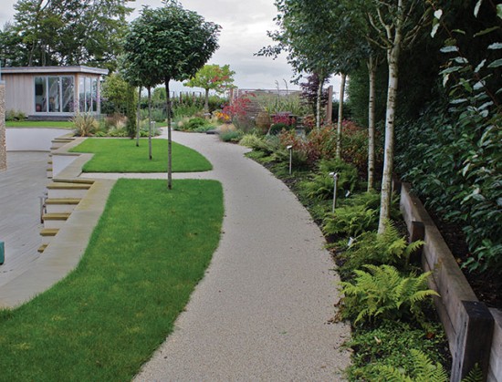 Saltmarsh House in Burham Market, landscape designed by Frosts Landscapes and Construction, Clearstone case study