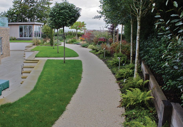 Saltmarsh House in Burham Market, landscape designed by Frosts Landscapes and Construction, Clearstone case study