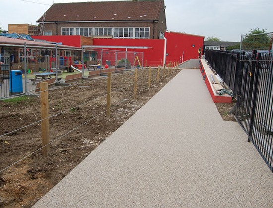 Frost landscapes at Woodcote School, Coulsdon