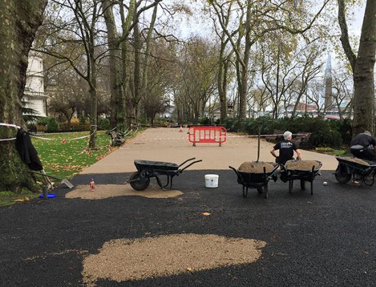 Resin bound paths for Middle Temple London Clearstone