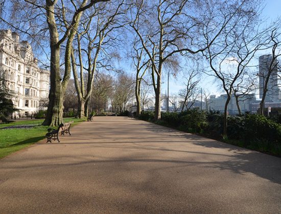 Resin bound paths for Middle Temple London Clearstone