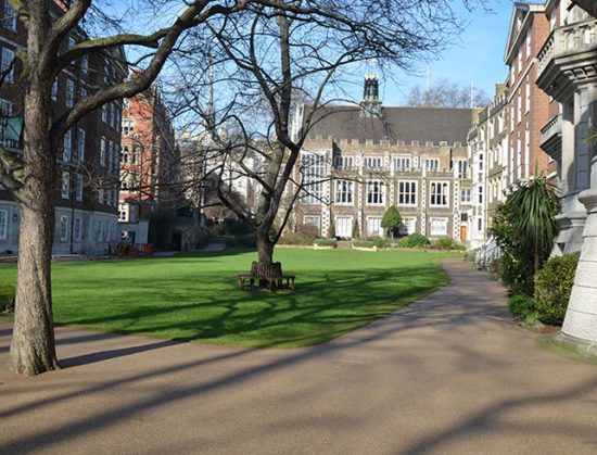 Resin bound paths for Middle Temple London Clearstone