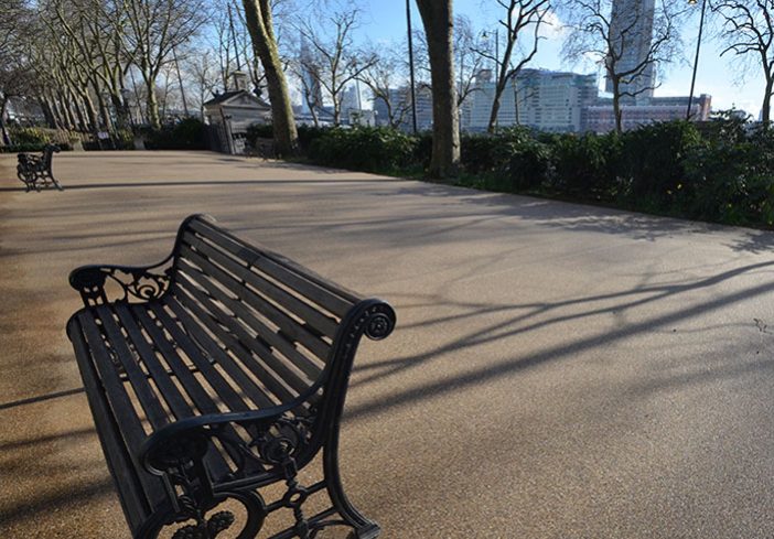 Resin bound paths for Middle Temple London Clearstone