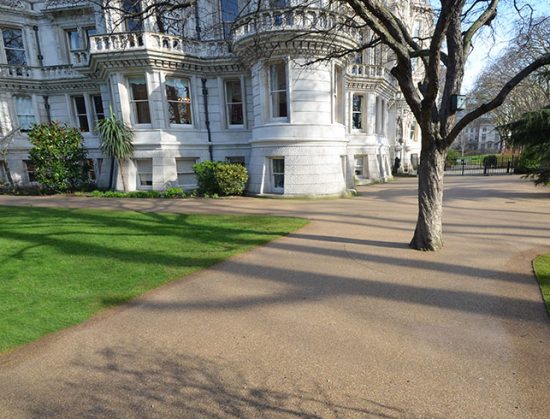 Resin bound paths for Middle Temple London Clearstone