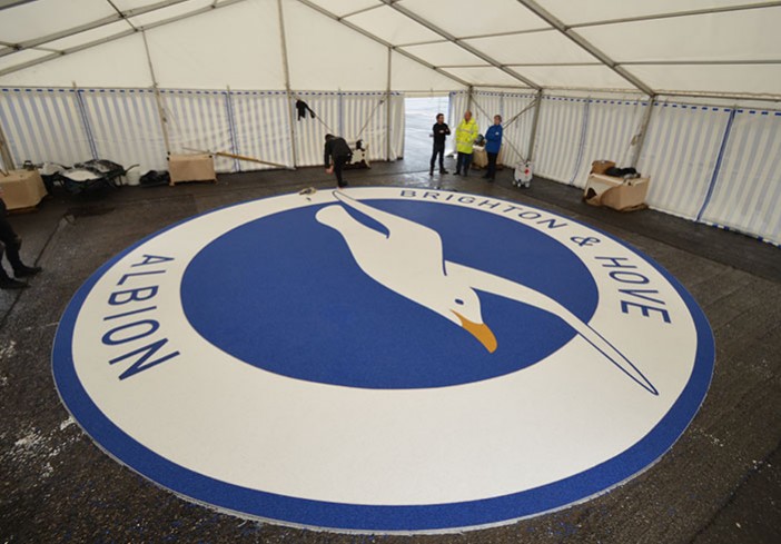 B&H Albion Seagull logo - Amex Community Stadium Brighton