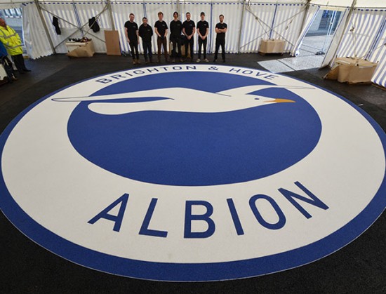 B&H Albion Seagull logo - Amex Community Stadium Brighton