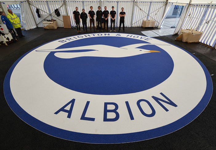 B&H Albion Seagull logo - Amex Community Stadium Brighton