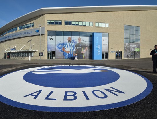 B&H Albion Seagull logo - Amex Community Stadium Brighton