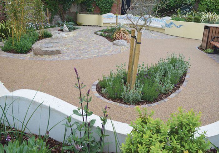 Wenceling community Sensory Garden, Lancing, West Sussex