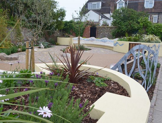 Wenceling community Sensory Garden, Lancing, West Sussex