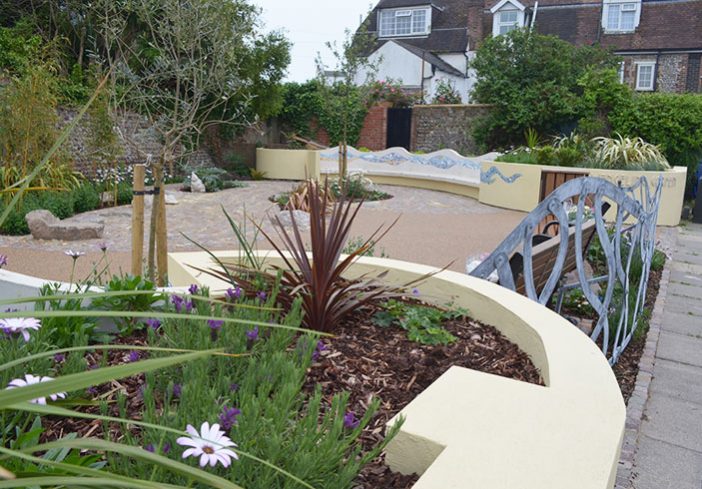 Wenceling community Sensory Garden, Lancing, West Sussex