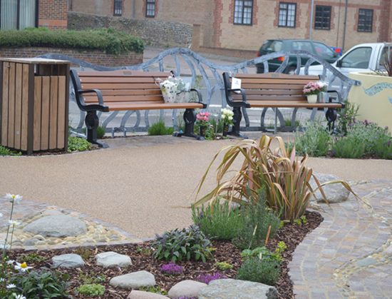 Wenceling community Sensory Garden, Lancing, West Sussex