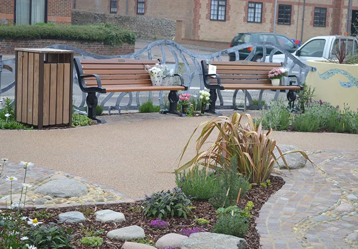 Wenceling community Sensory Garden, Lancing, West Sussex