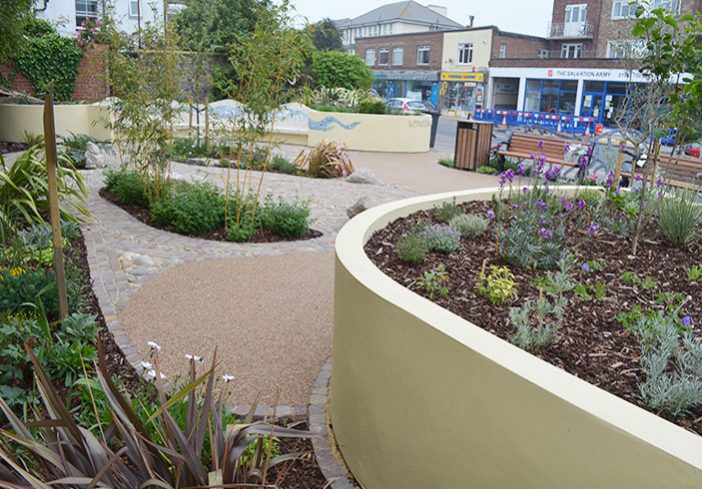 Wenceling community Sensory Garden, Lancing, West Sussex