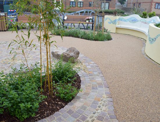 Wenceling community Sensory Garden, Lancing, West Sussex