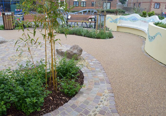 Wenceling community Sensory Garden, Lancing, West Sussex