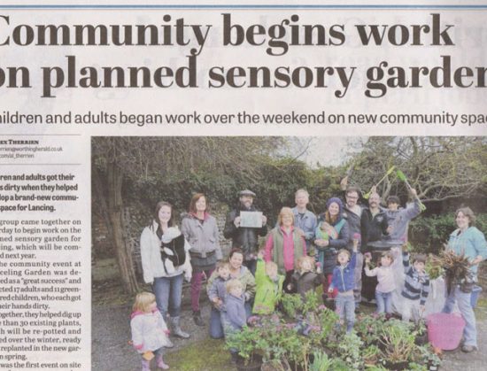 Wenceling community Sensory Garden, Lancing, West Sussex