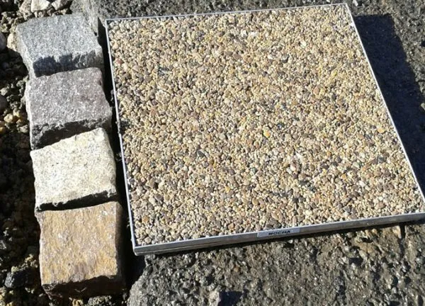 Resin bound colour for Wenceling community Sensory Garden, Lancing, West Sussex