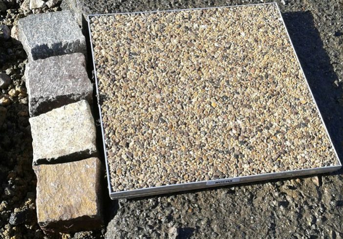 Resin bound colour for Wenceling community Sensory Garden, Lancing, West Sussex