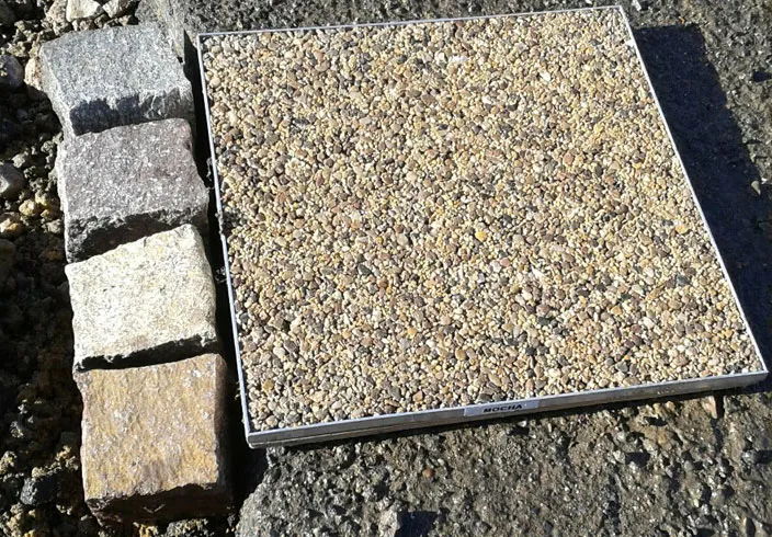 Resin bound colour for Wenceling community Sensory Garden, Lancing, West Sussex