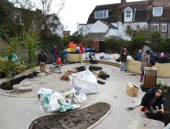 Wenceling community Sensory Garden, Lancing, West Sussex