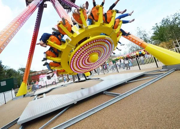 Dreamland Pendulum resin bound pathways for amusement park rides, Margate