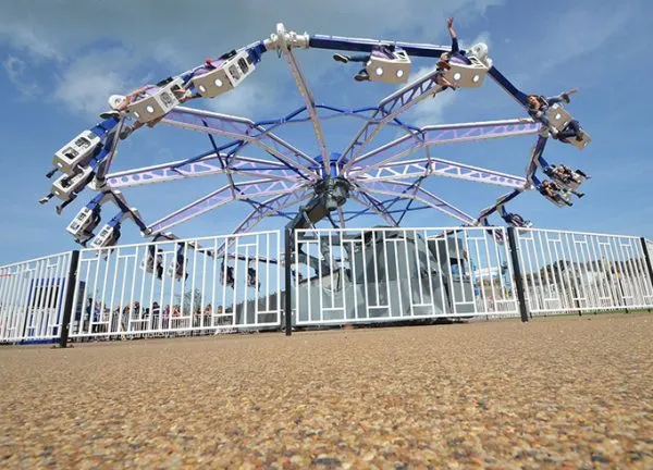 Dreamland Amusement Park, Margate, resin bound pathways for DreamCatcher ride