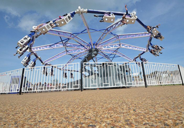 Dreamland Amusement Park, Margate, resin bound pathways for DreamCatcher ride