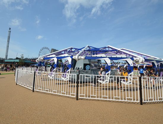 Dreamland Amusement Park, Margate, resin bound pathways for DreamCatcher ride