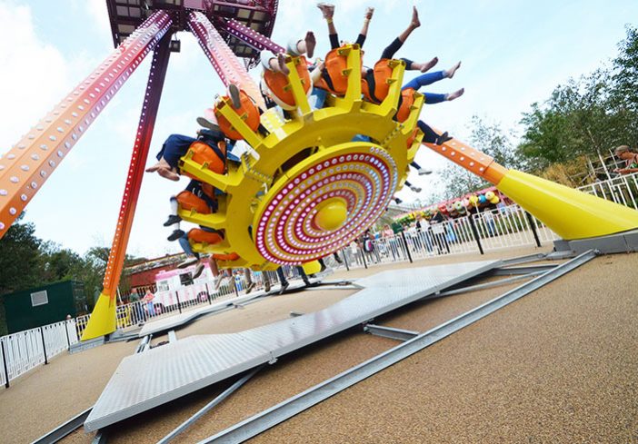 Dreamland Pendulum resin bound pathways for amusement park rides, Margate