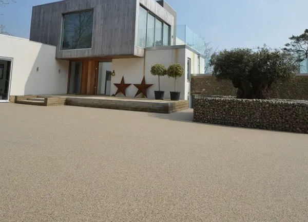 Resin bound driveway at a residential property