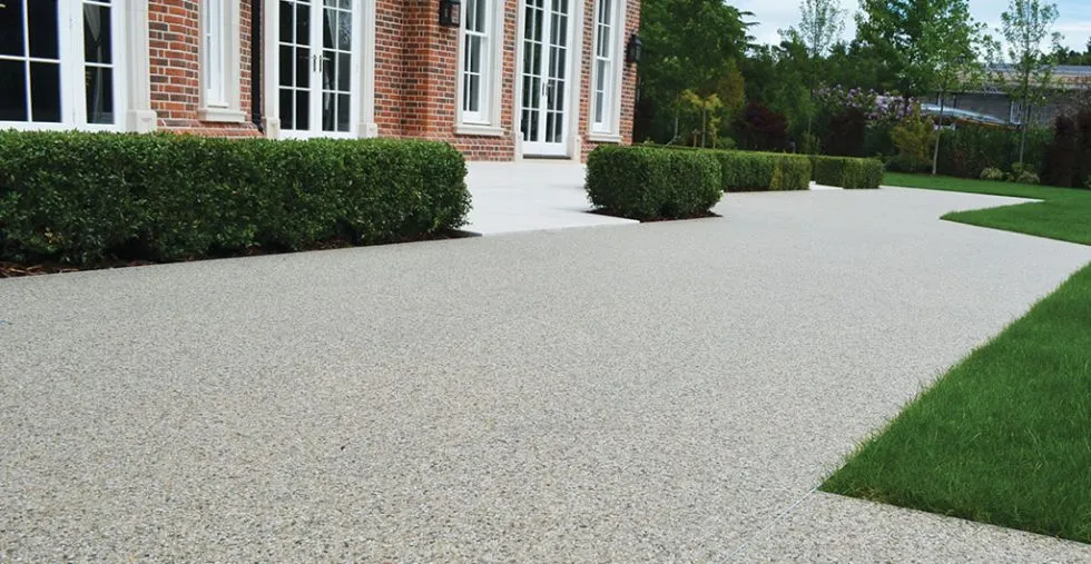 permeable resin bound gravel for driveway and terrace