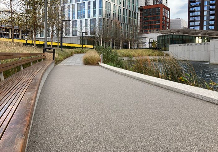 Resin Pathways Nine Elms London