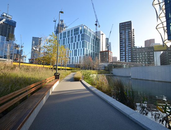 Resin Pathways Nine Elms London