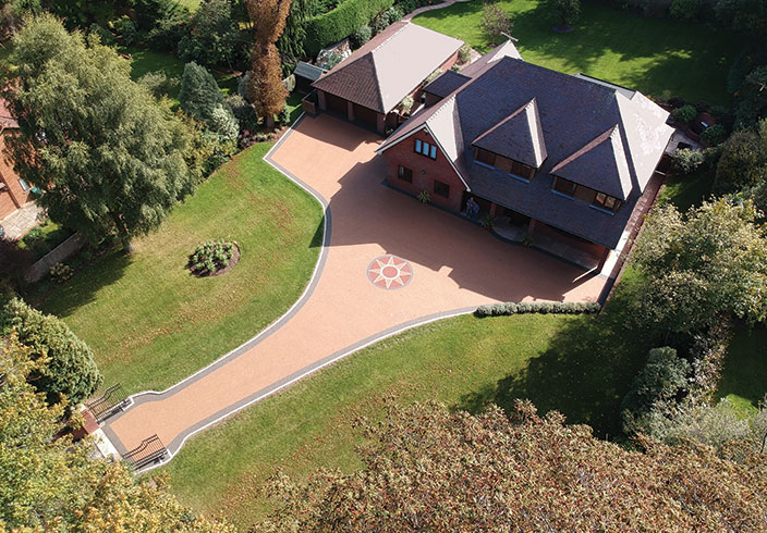 Resin bound gravel driveway, Henley on Thames, Oxfordshire