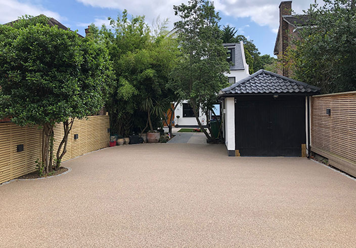 Resin bound gravel driveway, Wimbledon, London