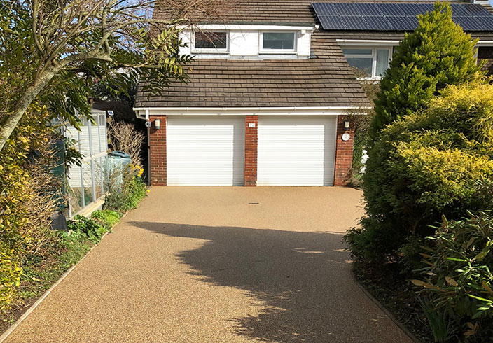 Resin bound gravel driveway, Petersfield, Hampshire