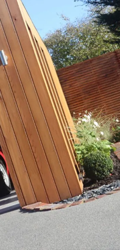 Resin bound drive for luxury garages, Cuckfield, Sussex