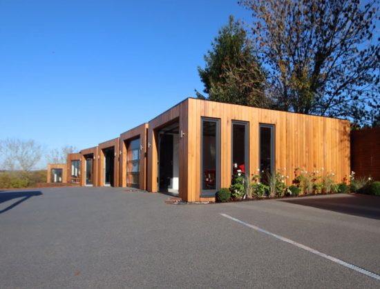 Resin bound drive for luxury garages, Cuckfield, Sussex