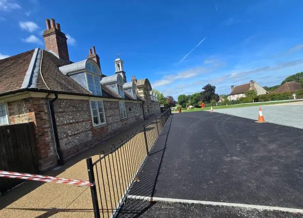 Resin bound entrance path at a period property
