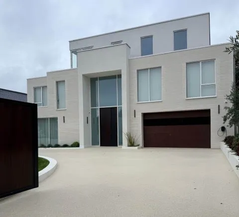 resin bound driveways project at modern property - Clearstone