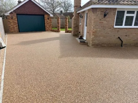 Completed Clearstone resin bound driveway installation - finished surface