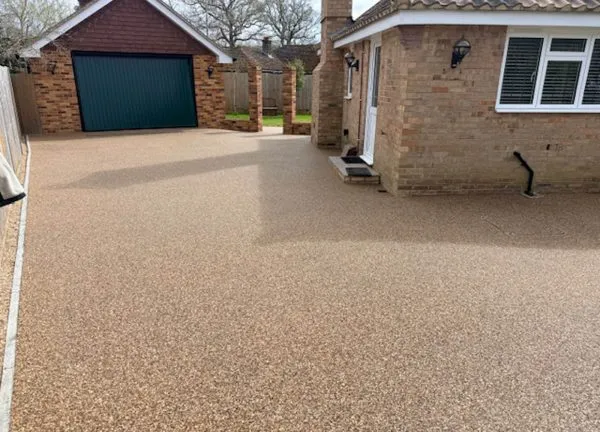 Completed Clearstone resin bound driveway installation - finished surface